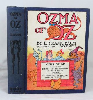 Ozma Of Oz 1907 Wizard Of Oz L Frank Baum Color Plates Early Printing