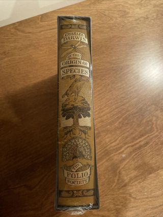 Charles Darwin On The Origin Of Species Folio Society Slipcase