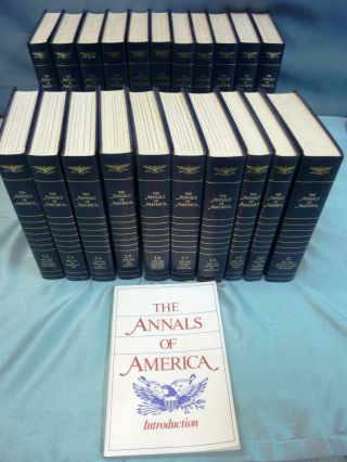 The Annals Of America 1976 Encyclopedia Britannica,  Complete Set 21 Vols & Intro