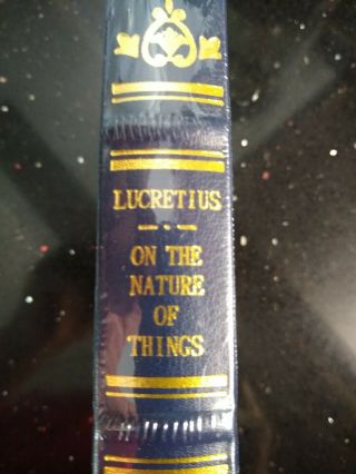 Lucretius On The Nature Of Things Leather Bound