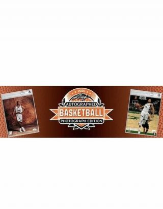 2020 Leaf Autographed Basketball Photo Edition 12 Box Case Signed Autos