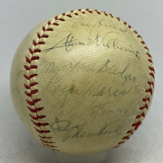 1963 Ny Yankees Team 22x Signed Baseball Roger Maris Ford Berra,  Psa/dna Loa