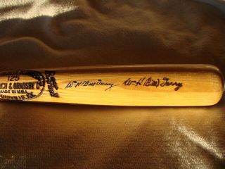Bill Terry Autograph / Signed Bat PSA/DNA Louisville Slugger York Giants 2