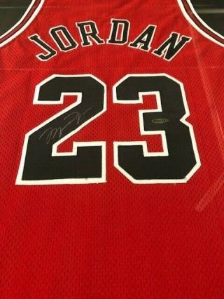 Michael Jordan Signed UDA Jersey Professionally Framed, 3