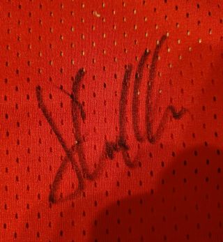 97 - 98 Champions Michael Jordan Autographed Chicago Bulls Signed Jersey, 5
