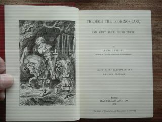 2 1st Edition Facsimiles Alice ' s Adventures in Wonderland & Through The Looking - 3