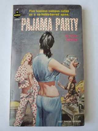 Pajama Party Peggy Swenson Lesbian Gga Sleaze Paul Rader Cover Art