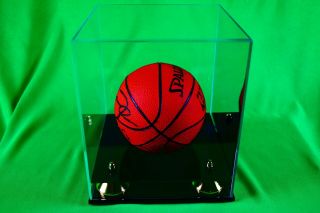 Michael Jordan Signed Chicago Bulls Spalding NBA Official Game Mini Basketball 2
