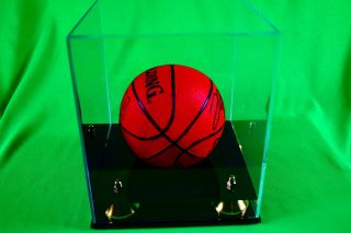 Michael Jordan Signed Chicago Bulls Spalding NBA Official Game Mini Basketball 3