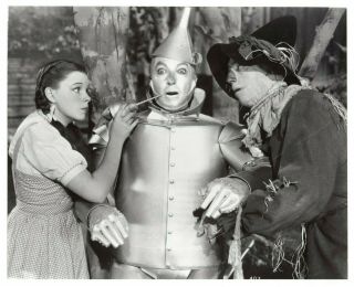 Judy Garland,  Ray Bolger Wizard Of Oz Publicity 1940s Orig Vintage Photo 364