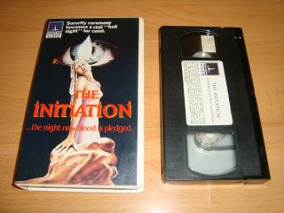 The Initiation (1984) Rare Horror/slasher Vhs Thorn Emi Home Video Tape Vintage