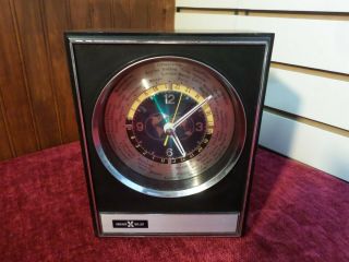 Vintage Howard Miller World Time Mantel Shelf Clock Model 622340 7rw001 Japan