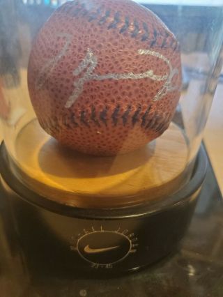 Michael Jordan Upper Deck Authenticated Authographed Baseball - Basketball Cover