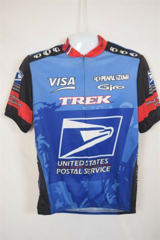 Vintage Peral Izumi United States Postal Service Jersey Lance Armstrong Mens Xl