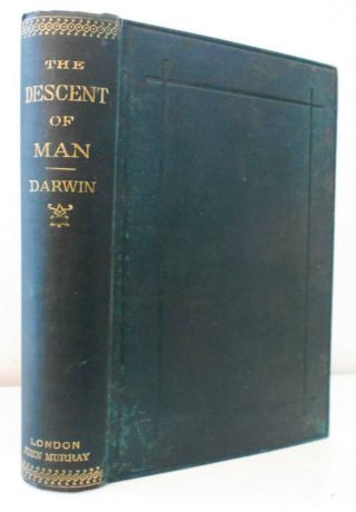 1896 Darwin The Descent Of Man Selection In Relation To Sex Illustrated