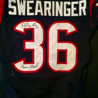 DJ Swearinger Autographed Game Rookie Jersey - 2