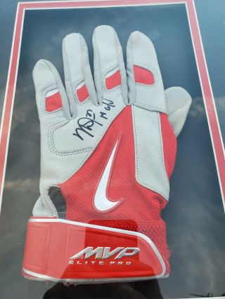 Mike Trout Autographed Signed 2014 Game MVP Batting Gloves 2