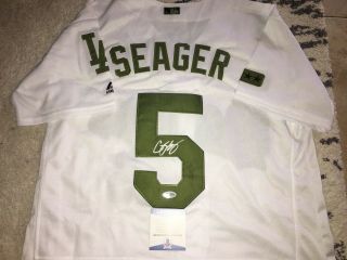Corey Seager Signed Los Angeles Dodgers Jersey All Star Roy Beckett