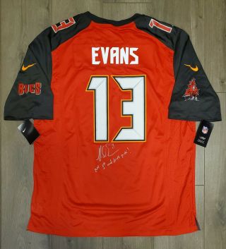 Mike Evans Autographed Signed Authentic Nike Jersey Tampa Bay Buccaneers Psa Dna