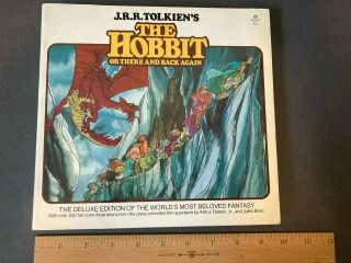 The Hobbit Or There And Back Again Illustrated Rankin Bass 1978 Deluxe 1st Ed