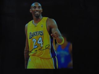" The Black Mamba " Kobe Bryant Hand Signed 8x10 Color Photo Todd Mueller