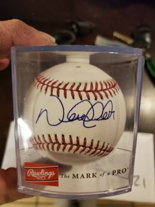 Derek Jeter Signed Official Autographed Rawlings Baseball Steiner Sticker