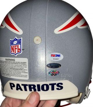 Tom Brady Signed Autographed Riddell Patriots PROLINE Helmet PSA/DNA 2