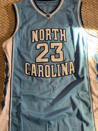 Michael Jordan Signed UNC College Jersey With.  Extremely 2