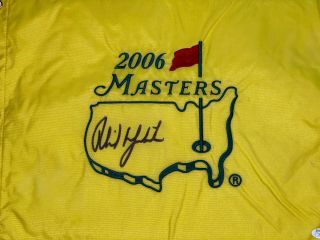 Phil Mickelson Signed 2006 Masters Flag Jsa Z91075 (2)