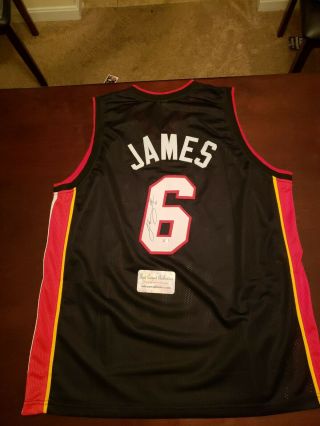 Lebron James Miami Heat Autographed Jersey