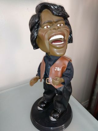 Vintage James Brown Battery Operated Dancing Singing Doll " I Feel Good " 19 "