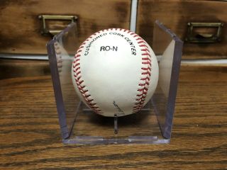 Hank Aaron Signed Official National League Baseball - HOF - 9/10 Letter 5