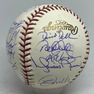 2003 Yankees Team 26x Signed Baseball Derek Jeter Mariano Rivera,  Psa/dna Loa