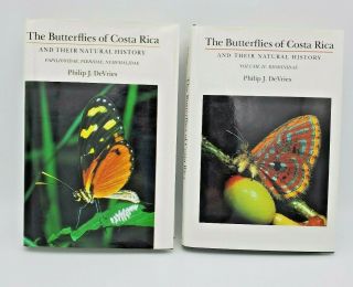 The Butterflies Of Costa Rica Vol.  1 & 2 Philip J.  Devries