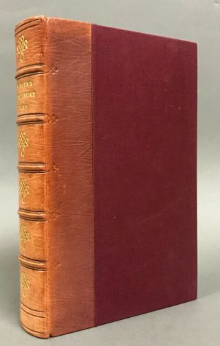 [fine Binding] Geoffrey Chaucer Canterbury Tales The Franklin Library 1974