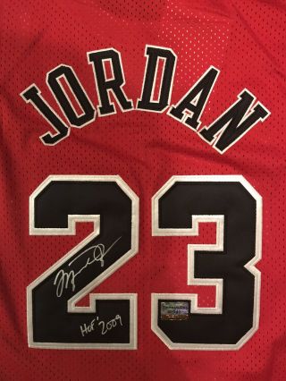 Micheal Jordan Autographed Signed 97/98 M&n Bulls Jersey W/ And Mj Picture
