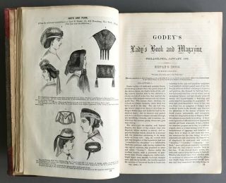 [hand - Colored Plates] Godey’s Lady’s Book,  Vol.  72 L.  A.  Godey & Co.  1866