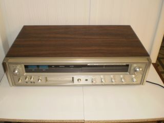 Vintage Fisher MC - 3010 Stereo AM - FM Receiver w/ 8 Track Player / Recorder 2