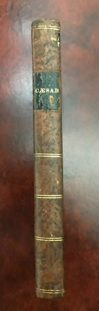 1833 - Julius Caesar - Commentary On The Gallic War - Folded Map Of Gaul/france