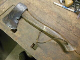 Vintage Wardsmaster Quality Camp Hatchet 1 1/4lb Old Woodsman Tool