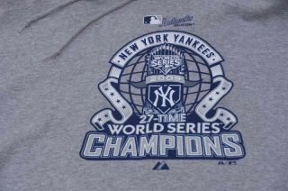 Vintage Majestic Mlb York Yankees Hoodie Jacket Size Xl.