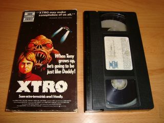 Xtro (1982) Rare Horror/cult/sci - Fi Vhs Hbo/cannon Video Vintage Tape