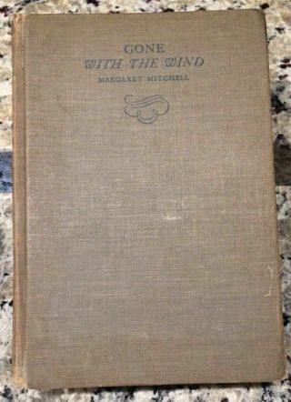 Margaret Mitchell " Gone With The Wind " 1st Edition / November 1936 Edition Book