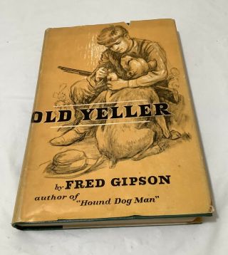 Rare - Old Yeller By Fred Gipson Illu.  Carl Burger - 1956 1st Print 1st Edition