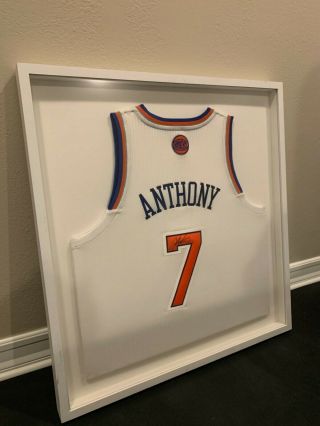 Official Carmelo Anthony Signed Nba Jersey - Professionally Framed