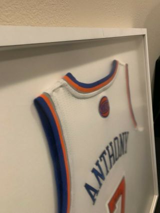Official Carmelo Anthony Signed NBA Jersey - Professionally Framed 2