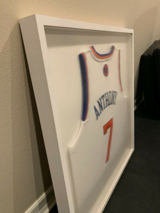 Official Carmelo Anthony Signed NBA Jersey - Professionally Framed 5