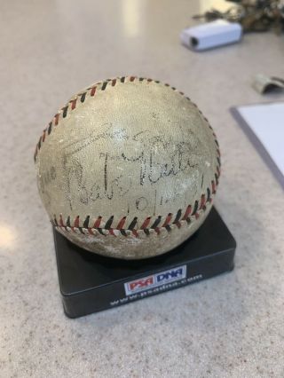 Babe Ruth Signed Baseball Psa/dna Certified