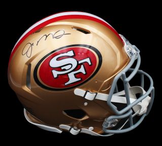 Joe Montana Signed San Francisco 49ers Speed Authentic Nfl Helmet