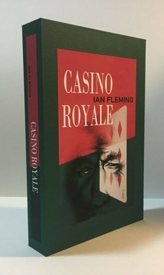 Custom Slipcase Ian Fleming - Casino Royale - Us 1st / 1st - Green Interior